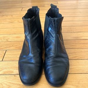 Made in Italy Crocodile Chelsea Boot